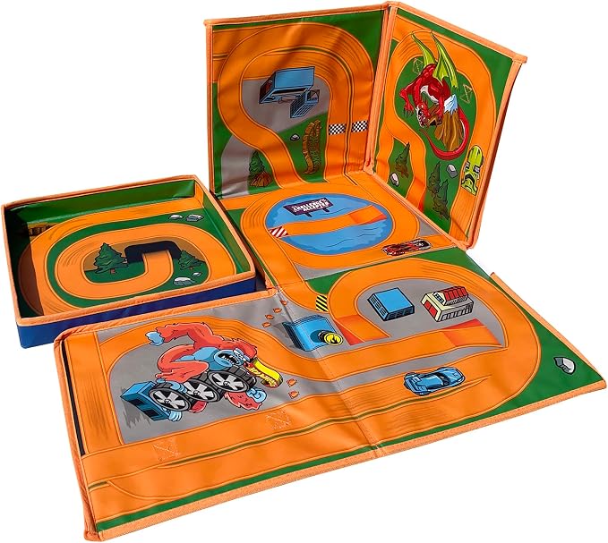 Tara Toy ZipBin 300 Car Storage Cube & Playmat - Holds 300 Cars, Durable Toy Organizer for Kids Age 3+, Playmat and Storage Solution - Image 3