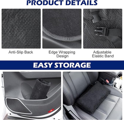 Waterproof Sweating Car Towel Seat Cover for Gym Workout, Running | Swimming, Beach and Hiking, Universal Fit Non-Slip Towel Bucket Seat Protector for Cars SUV Trucks (Black) - Image 3