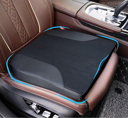 Allaboutsla Car Seat Cushion, Car Seat Cushions for Long Driving | Comfortable Memory Foam Driver Seat Cushion, Automotive Seat Cushions, Butt Pillow for Car,Truck, Office Chair, Black by Allaboutsla