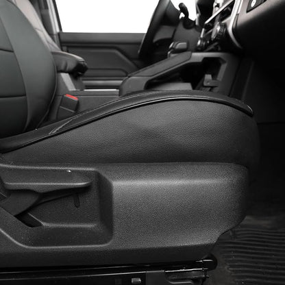 EKR Tacoma Car Seat Covers Custom Fit for Toyota Tacoma (Petrol) 2024 2025 2026 DoubleCab/CrewCab SR/SR5/TRD Sport/TRD Off-Road/Limited -Truck Seat Covers Full Set,Faux Leather(Black) - Image 2