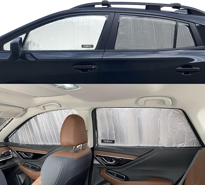 YelloPro Side Window Front Seat Sunshade (Set of 2) Custom Fit for 2023 2024 2025 2026 Lexus RX SUV, 350, Premium, Hybrid, F Sport, 500h, Protection UV Reflector Insulated Accessories [Made in USA] - Image 8