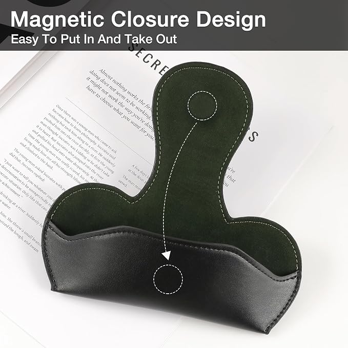 KINIVA Sunglass Clip & Holder, Magnetic Glasses Case for Car Organizer - Image 8