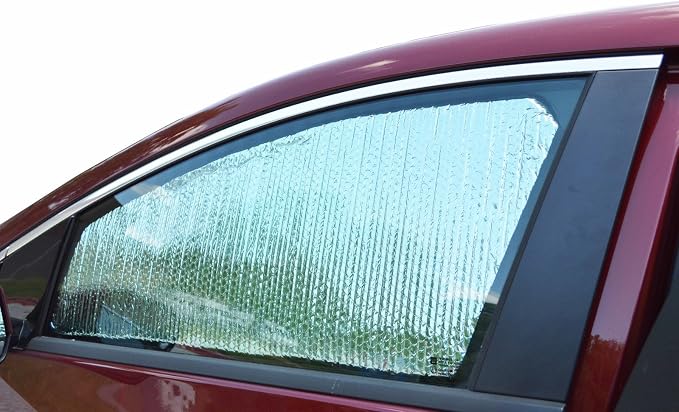 Set of 2 Custom Fit Automotive Reflective Front Seat Side Window Sunshade for 2019-2026 Volvo XC40 - Image 2