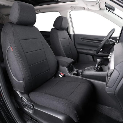 coverdream Full Set CRV Seat Covers Custom Fit for 2023 2024 2025 2026 Honda CR-V LX,EX,EXL,Hybrid,Sport Series,Trailsport,Fully Covered,Airbag Compatible UV Resistant Polyester Seat Protector(Black) by Coverdream