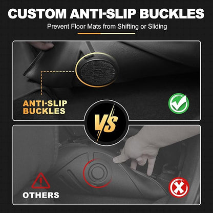 Floor Mats Fit for Toyota Corolla Sedan 2014-2019, Floor Liners + Cargo Mat | Not for Hatchback, Custom Fit Cargo Liner All-weather Protection Waterproof Easy to Clean Heavy Duty - Image 7