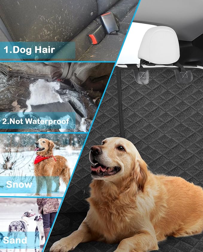 for Model Y/3 Tesla Dog Rear Seat Cover Protector Waterproof Wear-Resistant | Pet Back Seat Kick Mat Protector|Easy To Clean & Install|Non-Slip For Child Kids Seat Cushion Protection - Image 4