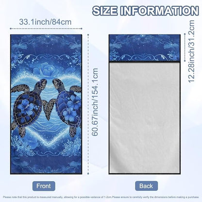 Sea Turtle Car Towel Seat Cover Soft Car Seat Towel Cover Breathable Cars Interior Accessories Fashion for Cars, Trucks, Sedans, Vans, SUVs - Image 7