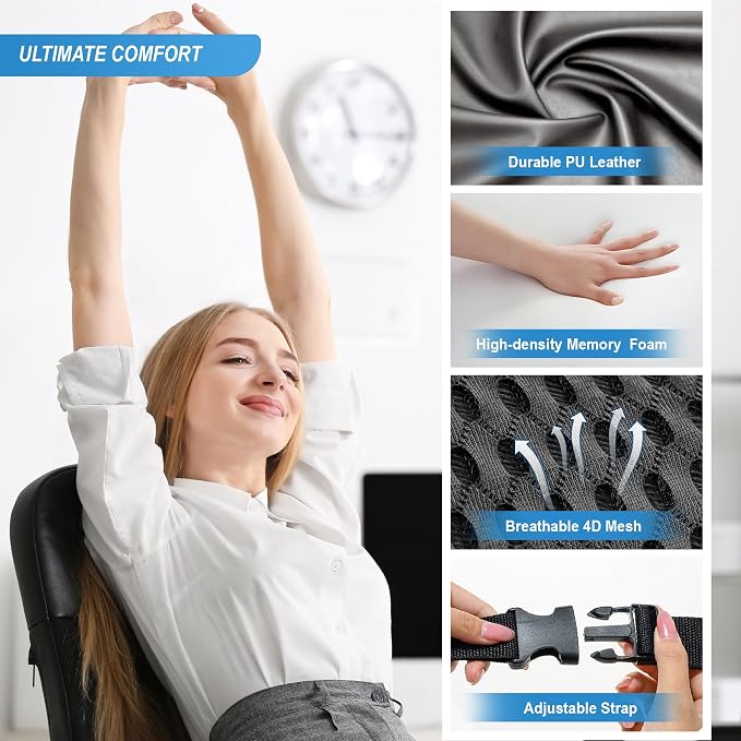 Lofty Aim Lumbar Support Pillow for Car | Car Seat Back Support, For Driving - Image 5