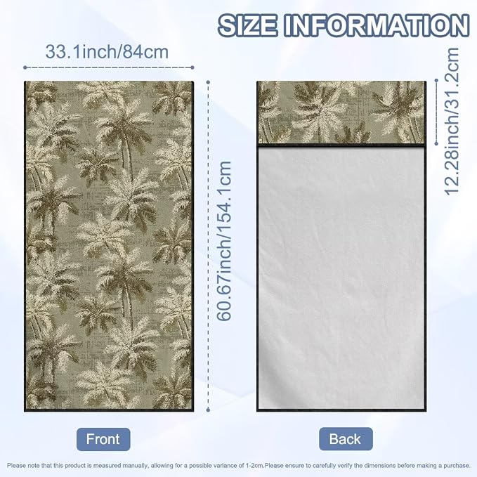 1 Piece Car Towel Seat Cover Palm Tree Front Seat Towel Cover Breathable Soft Cars Accessories with Storage Bag for Cars, SUVs, and Trucks - Image 7