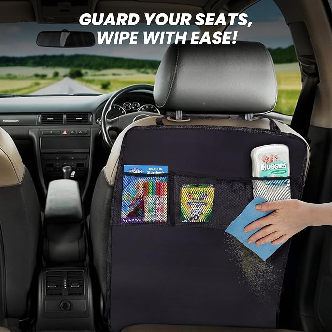 EcoNour Car Kick Mats Back Seat Protector - Image 4