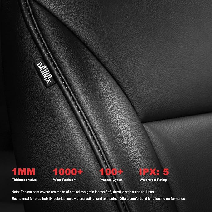 TTX LIGHTING Custom Fit for Honda HR-V Seat Covers 2016-2021 5-Seats | Original Seat Pattern | Full Coverage | Easy Install | Waterproof | Faux Leather | Shield Your Car Seats | All Season - Image 6