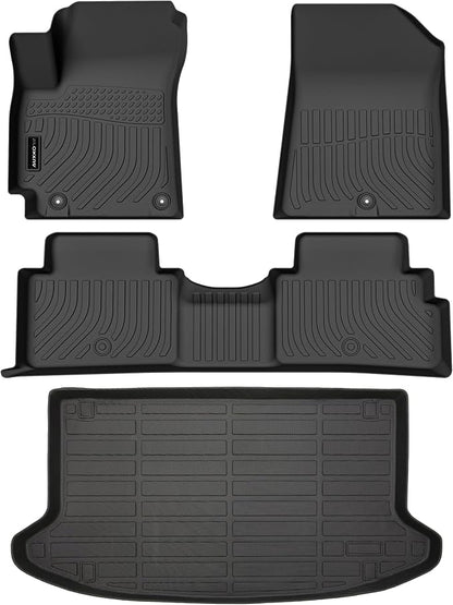 AUXKO All Weather Floor Mats Upper Cargo Mat for Kia Soul 2026-2020 | Only for Without Subwoofer,High Wall,All-Weather,All Season,Odorless,Rain&Salt Resistant,Accessories,Pet Friendly - Image 2