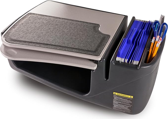 AutoExec GripMaster Car Desk for Your Vehicle Workstation and Mobile Office, Grey by AutoExec
