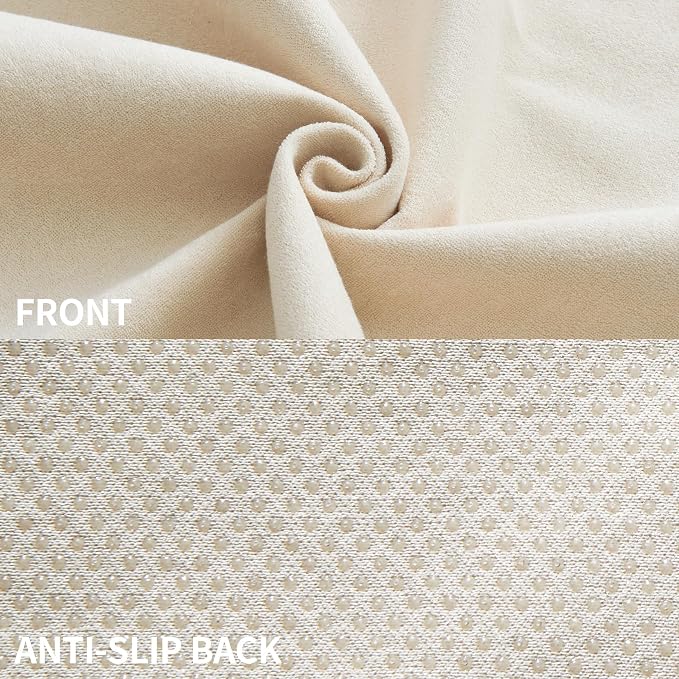 Waterproof Car Seat Cover Full Sets Interior Sets Universal Fits Car Sweat Towel for Trucks SUV Van Car Seat Protector Beige Protector Cloth Seats Pack of 3 - Image 6