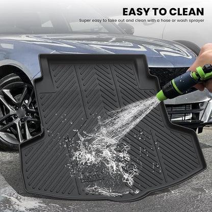 LASFIT Cargo Mat for Acura TLX & Type S 2021-2025 Sedan, Rear Trunk Liner | Rear Cargo Area, All Weather Premium TPE Trunk Mats, Raised Edge Design, Refined Interior Protection, Easy to Wash - Image 6