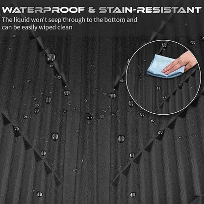 CAR PASS 3D Neoprene Back Seat Cover, Waterproof Rear Seat Covers Universal Fit for Cars Sedans Trucks Vans and SUVs, Black - Image 5
