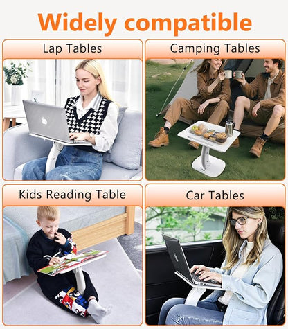 Car Seat Tray Table, Adjustable Travel Tray for Kids/Adults, Car Lap Desk for Laptop Computer Tablet Book, Front Passenger/Rear/Driver Seat Food Eating, Essentials Accessories for Long Trips - Image 8