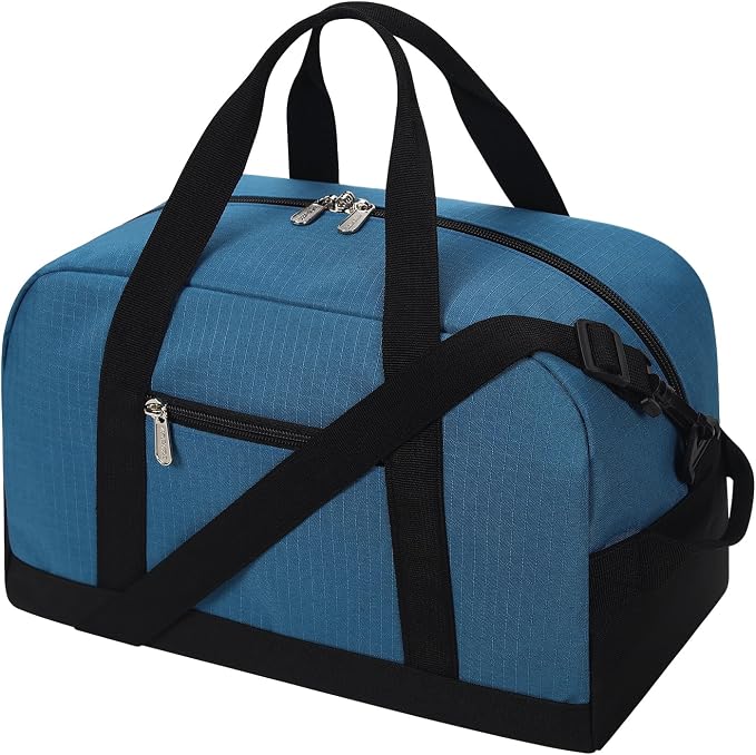 Apenze Small Gym Bag 14 inch Duffel Bag | Mini Carry On Bag, lightweight,Travel Sport ,Blue by APENZE