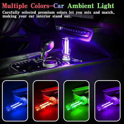 2 PCS Car USB Light, Plug-in Touch Dimming USB Night Light Blub, Portable Car Atmosphere Lighting Kit, Suitable for Car, Bedroom, Hallway, Outdoor, Party Decoration (1Blue&1Purple) - Image 7