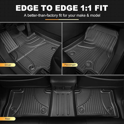 AOMSAZTO Floor Mats for Toyota Rav4 2019-2025 Hybrid & Venza 2021-2025 | Custom Fit Floor Liners & Cargo Liner with Seatback Mat All-weather Easy to Clean Heavy Duty Waterproof Trunk Mat - Image 2