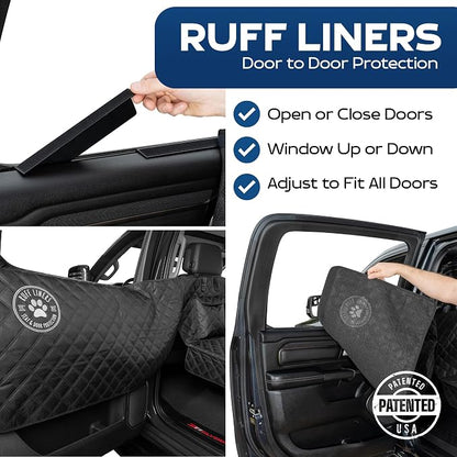 Ruff Liners Back Seat Extender for Dogs - As Seen on Shark Tank | Hard bottom adds 40% more space, holds up to 400 lbs, waterproof, machine-washable, heavy-duty Back Seat Cover for Dogs - Image 2