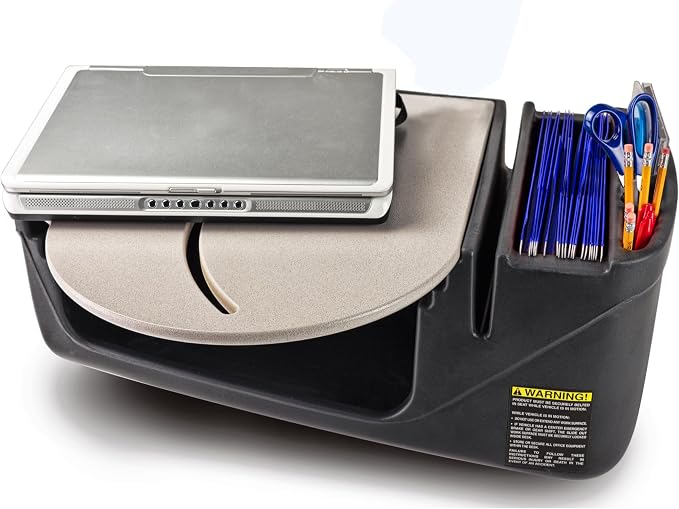 AutoExec AE-RMCD-PI-GT Roadmaster Car Desk for Your Vehicle Workstation and Mobile Office, with 400 watt Power Inverter | Vehicle Workstation, Mobile Office, 400 Watt Power Inverter - Image 7