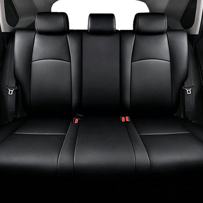 Custom Fit Seat Covers for Toyota C-HR 2018-2022 Full Set Black | CHR Seat Covers, Premium Faux Leather, Breathable, Compatible Airbag, Scratch Resistant, Customized Seat Cushion Protectors - Image 2
