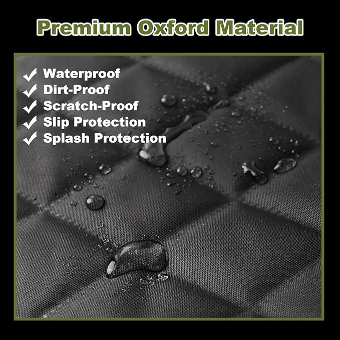 2 Packs Car Front Seat Cover for Dogs, Waterproof Pet Car Seat Protector, Nonslip Scratch-Proof Dog Seat Cover for Cars, Trucks & SUVs - Image 7