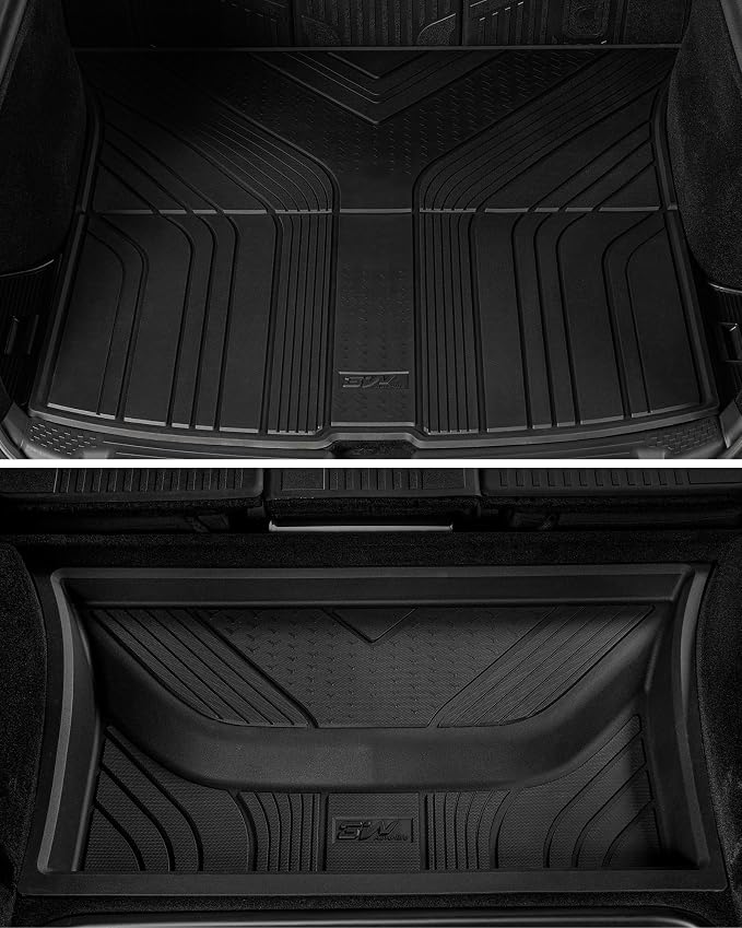 3W 10PCS Floor Mats for Tesla New Model Y 2025-2026 Only Standard | TPE All Weather Floor Liner, Trunk Mat, Seat Back Cover Protector, Cargo Liners, Model Y Accseeories(Not Premium/Performance) - Image 9