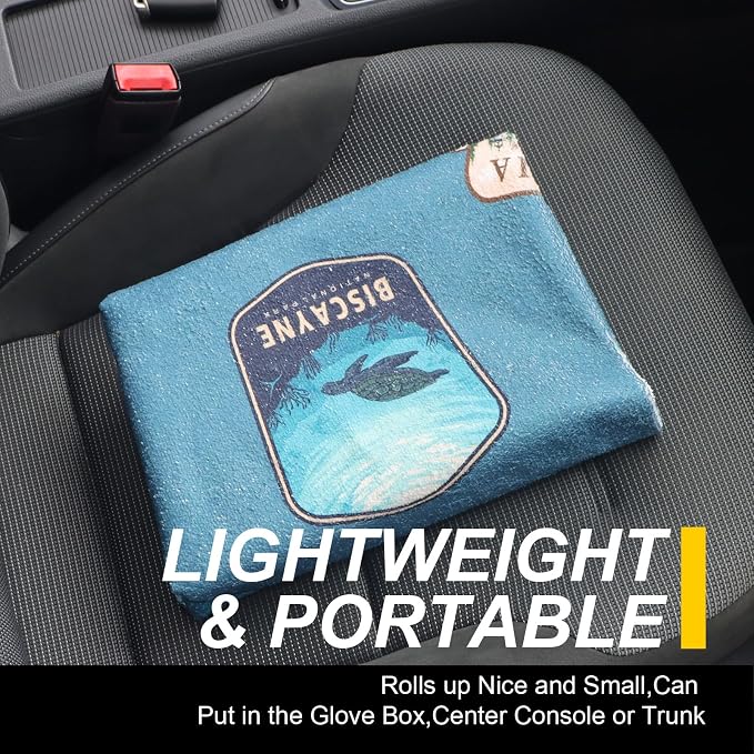 Back Seat Cover for Car Trucks Van SUV Jeep,Waterproof Rear Bench Towel Seat Covers for Dogs and Kids,Automotive Backseat Protector (National Parks) - Image 8