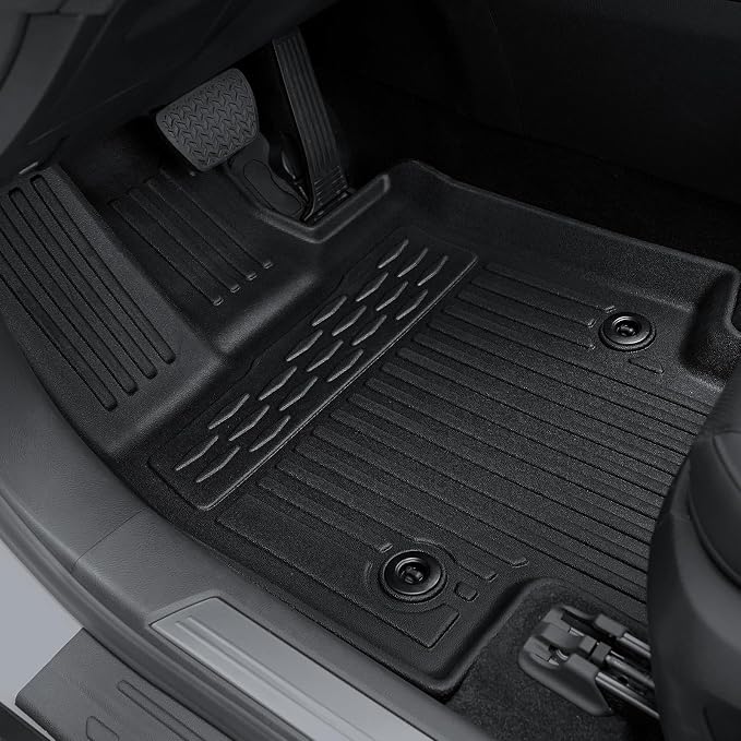 Floor Mats for 2023-2026 Lexus RX350/RX350H/RX500H Accessories | Full-Coverage Mats Set with Integrated Cargo Liner & Backrest Mat, Odorless & Durable, All-Weather Protection, 3D Laser Fit - Image 2