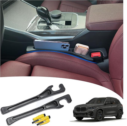 【Compatible with BMW 430i 3 5 Series】 Car Seat Gap Filler | No Drop Seat Guard Compatible with BMW 430i 3 5 Series Accessories Drop Seat Guards for Cars(2Pcs) Car Escape Tool(2Pcs) by OfficialFlagship