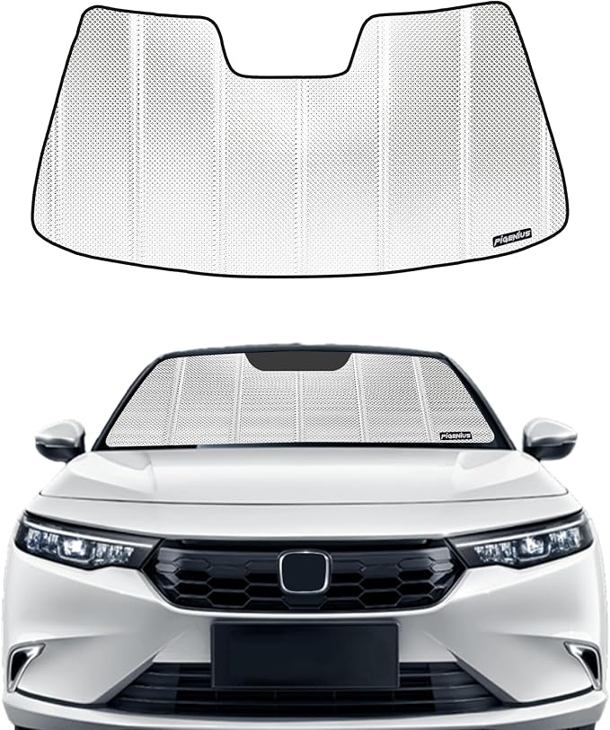 Pigenius Windshield Sun Shade for Honda Accord Sedan 2018-2022. Reflective Aluminum Film Front Window Sunshade - BLAZBLOCK by Pigenius