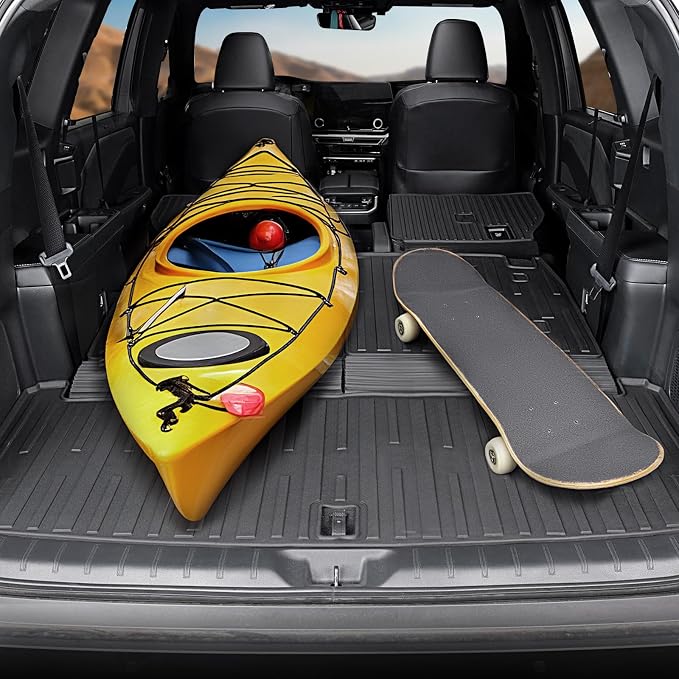 Cargo Mat for Lexus TX 350/500h/550h+ 2024-2026 w/Subwoofer | One-Piece Cargo Liner & Rear Seat Back Protector, All Weather TPE, Non Slip & Odorless & Scratch Proof, TX350 Accessories - Image 7