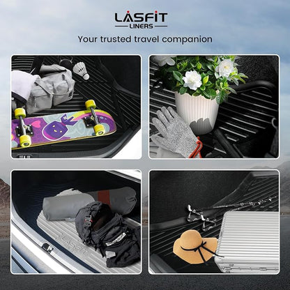 LASFIT Floor Mats & Trunk Mat for Honda Accord 2013-2017 (Only Sedan) | All Weather Custom Fit Anti-Slip TPE Floor Liners, 1st & 2nd Row & Cargo Mat (NOT for Coupe & Hybrid) - Image 9