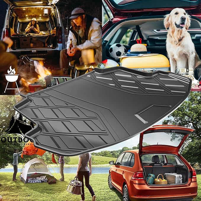 AOMSAZTO Cargo Liner Compatible with 2014-2019 Toyota Corolla Sedan | Custom Fit Trunk Mat Behind 2nd Row | All Weather Protection Cargo Mat Compatible with 2014-2019 Corolla Sedan Models - Image 6