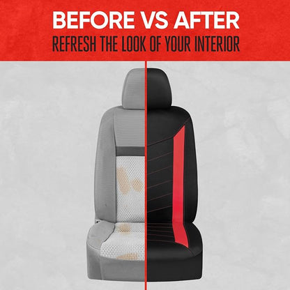 Motor Trend SpillGuard 2 Red Seat Covers for Cars & Seat Covers for Trucks - Neoprene Lining Waterproof Car Seat Covers Front Seats Only - SUV Seat Covers Protector - Forros para Asientos de Carro - Image 5