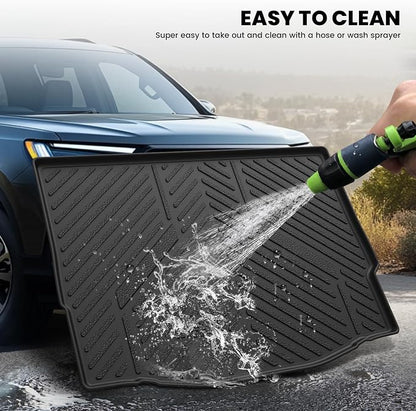 LASFIT Cargo Mat for Ford Focus(Only Gas) 2012-2018,Focus RS 2016-2018 | Trunk Liner Fit Ford Focus 2012-2018 Hatchback Gasoline(No Subwoofer) All Weather Custom Fit TPE,1 PCS,Black - Image 6