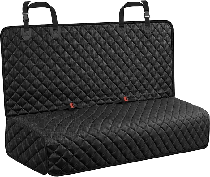 URPOWER Dog Car Seat Cover for Back Seat, Waterproof Car Seat Protector | Non-Slip, Scratch-Resistant, Machine-Washable Rear Bench Seat Cover by URPOWER