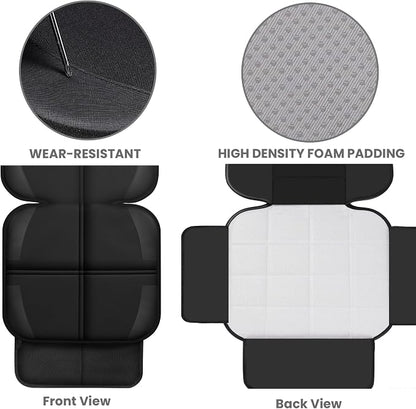 Meolsaek Car Seat Protector for Child Car Seat，600D Waterproof Car Seat Cover，Thickest Padded Non-Slip Fabric for Child and Pet with Pockets (1 pc) - Image 3