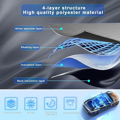 SXCY for 2020-2024 2025 2026 Land Rover Defender Windshield Sunshade 2022-2025 2026 Defender 90 110 130 Accessories 2025 2026 Defender Sun Shade Foldable Sun Shield 2024-2026 Defender Sun Protector - Image 4