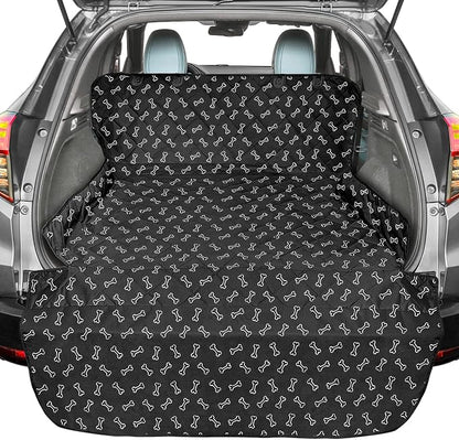 F-color SUV Cargo Liner for Dogs - Heavy Duty Trunk Cover for Midsize SUVs | Water Resistant Pet Cargo Cover with Bumper Flap, Non-Slip Trunk Mat, Dog Car Seat Cover Prevents Scratches Pet Hair Mud Dirt by F-color