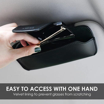 Sunglass Holder for Car Visor Glasses Case Non-Slip Clip Universal for Sunglasses Eyeglasses Car Interior Accessory - Image 3