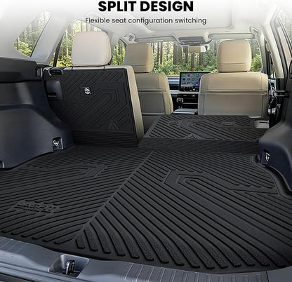 LASFIT Cargo Trunk Mat for Toyota RAV4 2026 PHEV Plug-in Hybrid | Not Fit Hybrid. Not Fit Cargo with Subwoofer 100% TPE All Weather Custom Fit Trunk & Backrest Mat Automotive Accessories - Image 2