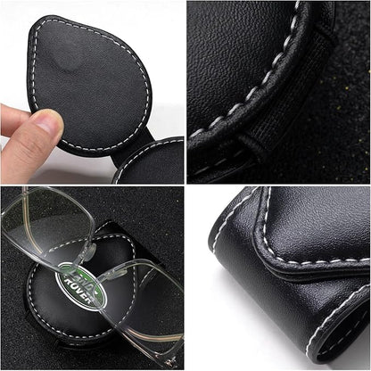 Car Sunglass Holder, Eyeglass Holder Fit Land Rover Discovery Range Rover Sport Defender Land Cruiser LR2 3 4, Sunglass Hanger Mount for Car Sun Visor, Interior Accessories, Black - Image 5