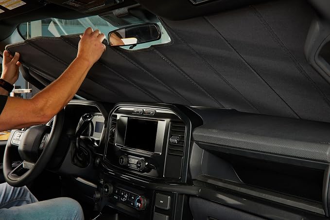 Covercraft UVS100 Windshield Sunshade for Honda Passport, Ridgeline & Pilot | Fits 2019-2025 Honda Passport, 2017-2026 Ridgeline & 2016-2022 Pilot. Custom windshield fit helps reduce heat and block UV. - Image 5