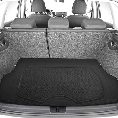 FH Group Premium Liners Tall Channel Trimmable All Weather Rubber Full Set Car Floor Mats (Pink) w. Trimmable All-Season Cargo Liner (Black) - Universal Fit for Cars Trucks and SUVs - Image 5