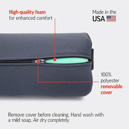 OPTP The Original McKenzie Lumbar Roll – Firm Density Low Back Support | USA-made, lumbar support for office chair & car seat back support, the preferred lumbar pillow by physical therapists - Image 6