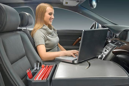 AutoExec Roadmaster Car Desk for Your Vehicle Workstation and Mobile Office, Grey - Image 6
