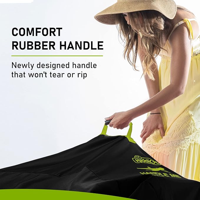 KiddiGo Car Seat Travel Bag For Airplane, Black & Green, 33” H x 18” W x 18” D, Fits Most Standard Convertible, Booster & Infant Car Seats, Gate Check Universal Size Car Seat Cover, Easy Carry Design - Image 6